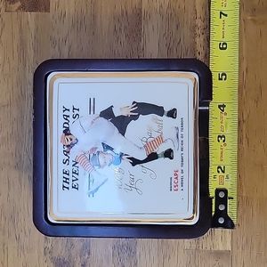 Norman Rockwall Coasters Baseball Themed